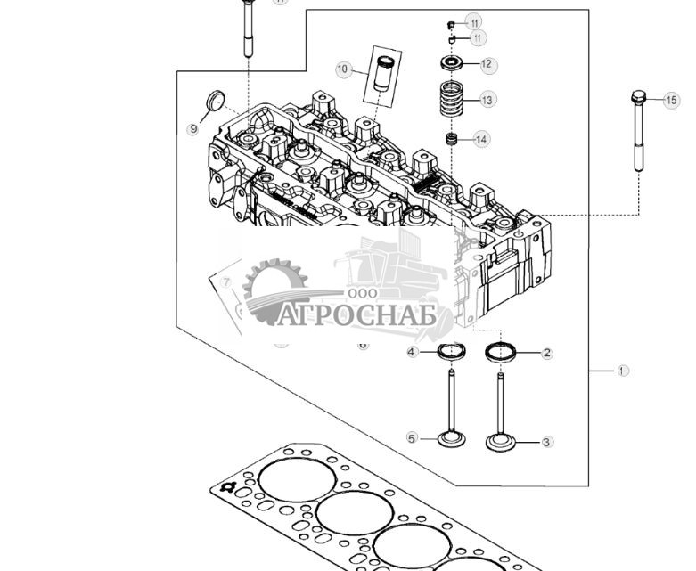 5122 Головка блока цилиндров с клапанами - ST58018 61.jpg